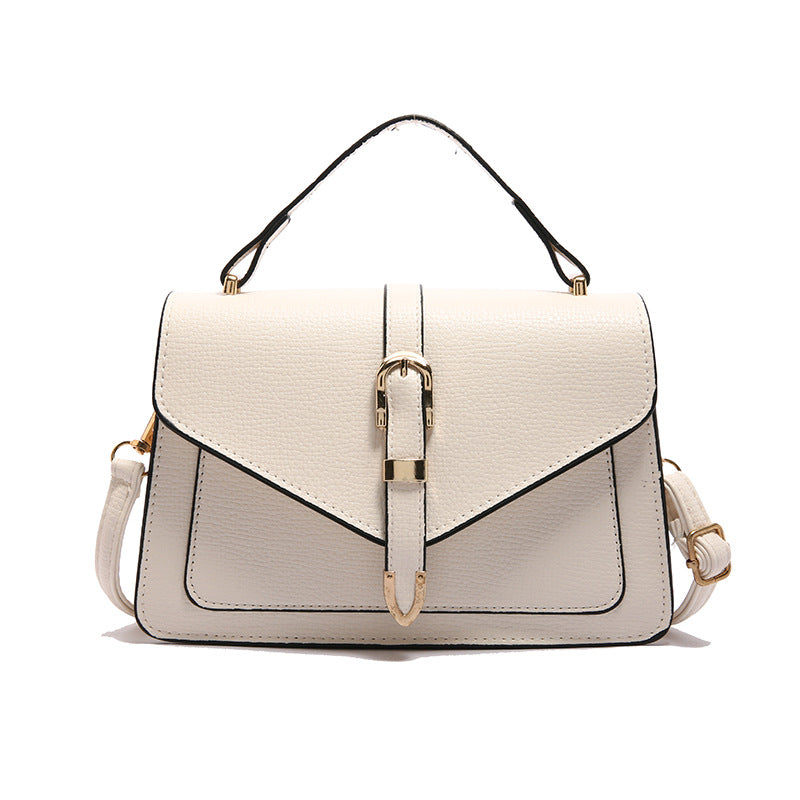Borsa "Street Fashion" Horizontal Square con Texture Crocodile e Chiusura Magnetic-Snap