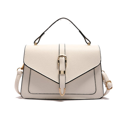Borsa "Street Fashion" Horizontal Square con Texture Crocodile e Chiusura Magnetic-Snap