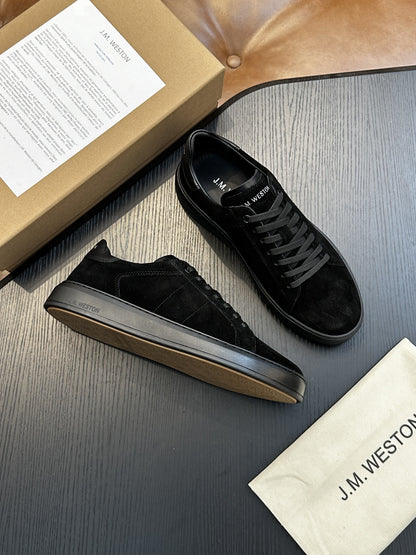 Calzatura Casual in Primo Fiore con Sistema Shock-Absorption e Design Front-Tie