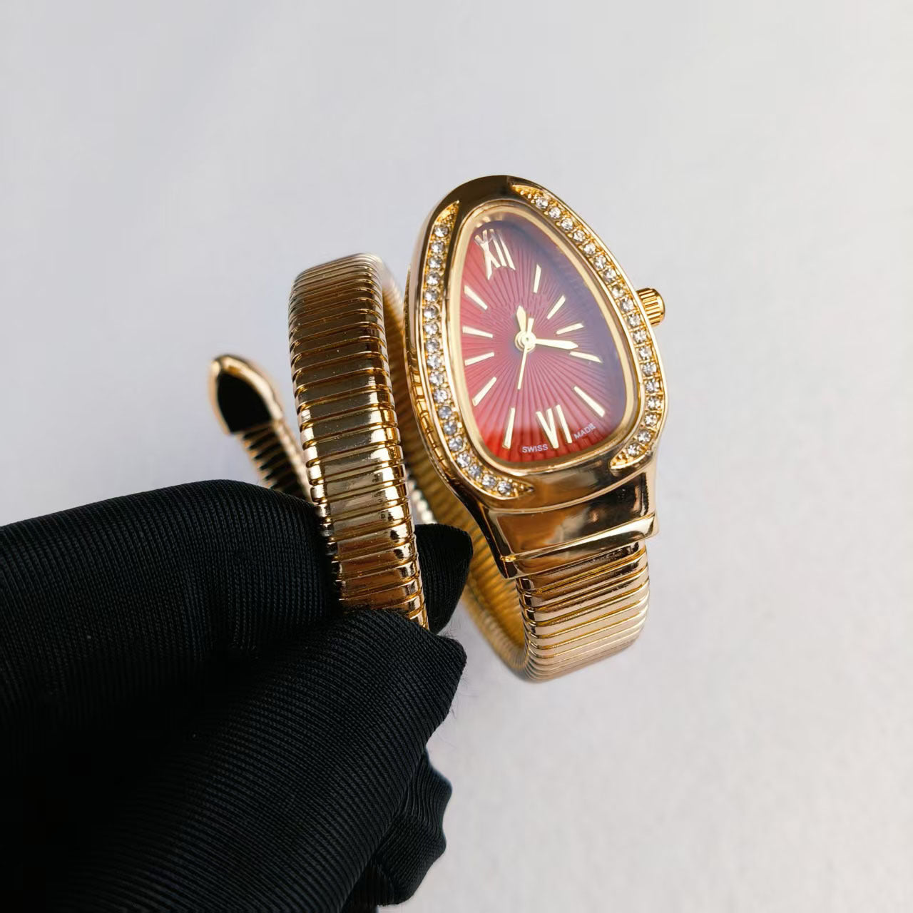 Orologio Gioiello Wrap Snake Rhombus