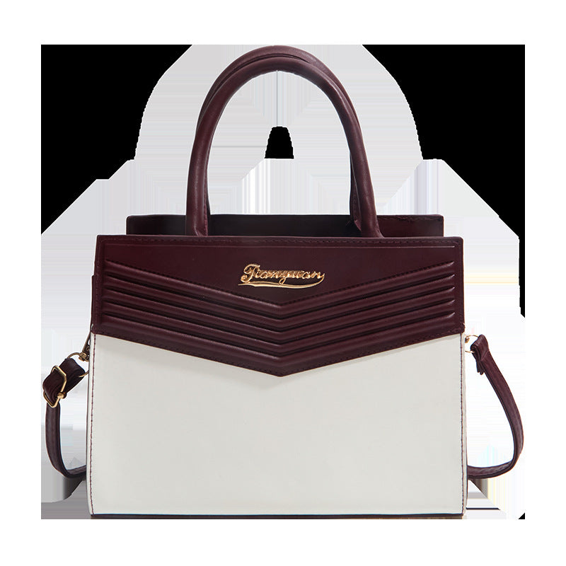 Borsa "Cross-Border Trend" Horizontal Square con Dettagli Metal e Chiusura Safe-Zip