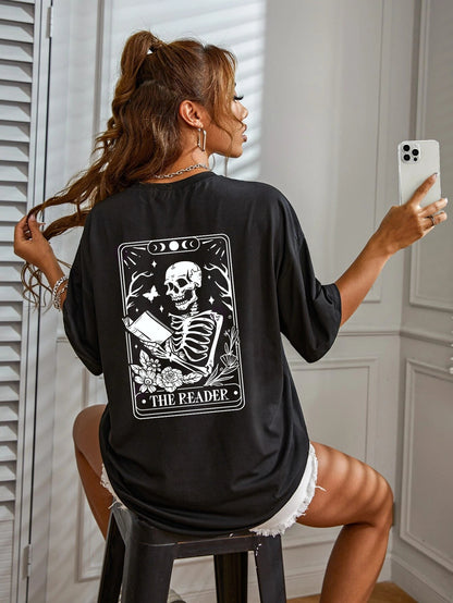 T-Shirt Loose Fit in Cotone Tecnico e Grafica Bold