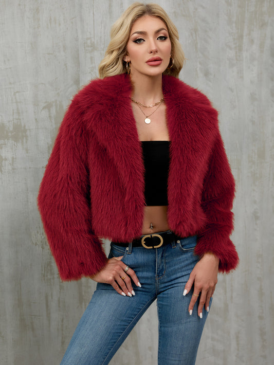 Eco-Pelliccia "Suit-Cut" con Colletto a Rever