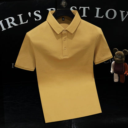 Polo "Essential Chroma" Slim Fit in Cotone Pettinato High-Performance