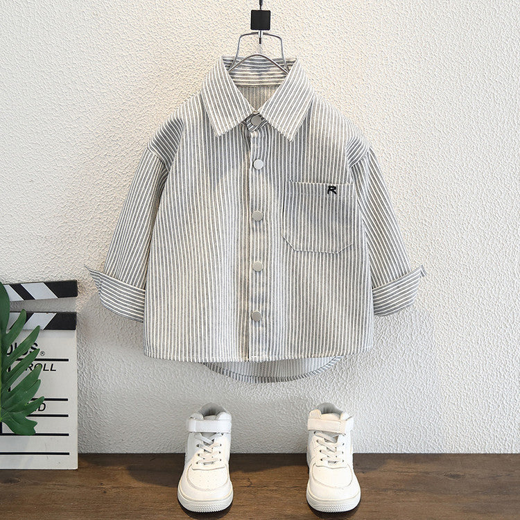 Camicia in Cotone Premium "Optical White" con Ricamo e Tasca Tecnica