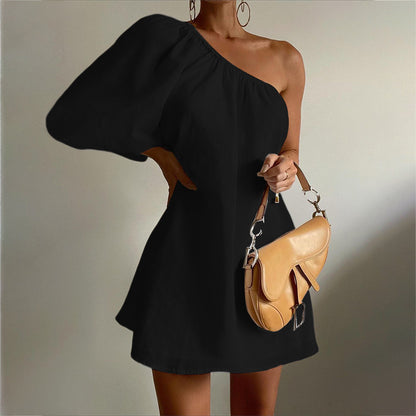 Linen Essence: Oblique Dress 2026