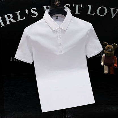 Polo "Essential Chroma" Slim Fit in Cotone Pettinato High-Performance