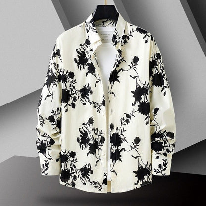 Camicia Slim-Fit Flower Print