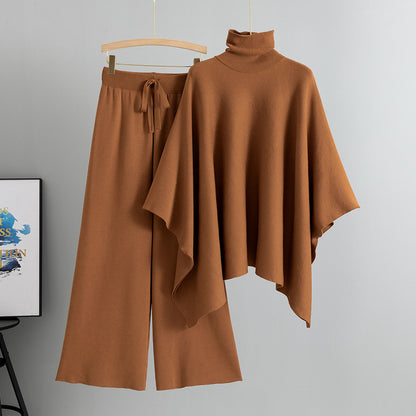 Completo Casual Pantalone Knit Splicing Tassels