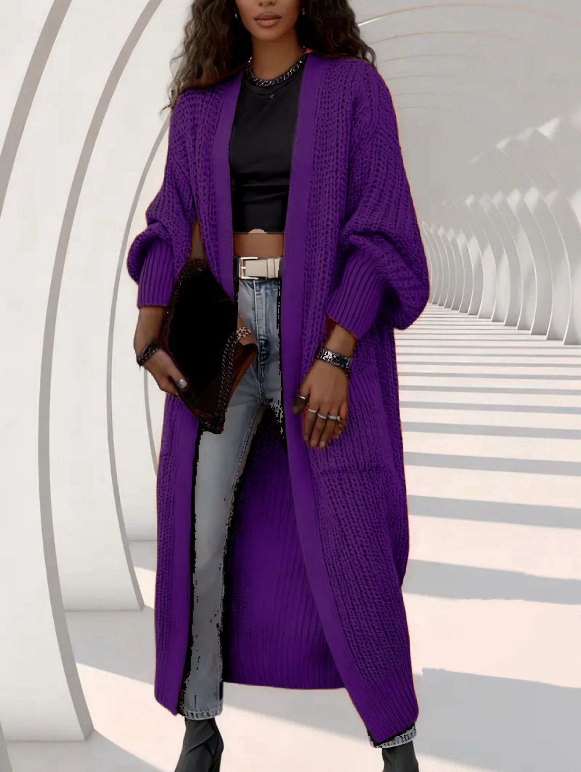 Abbraccio Cozy: Cardigan Over-Knit 2026