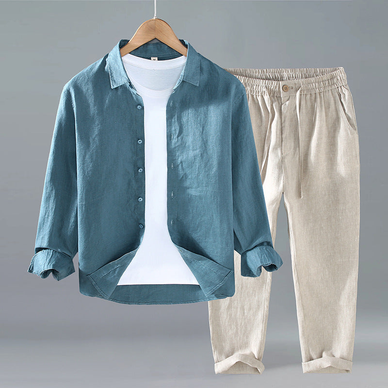 Completo Estivo in Lino Traspirante Over-Size