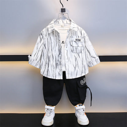 Set Due Pezzi in Cotone Premium con Dettagli "Bag-Cover" e Finitura Soft-Touch