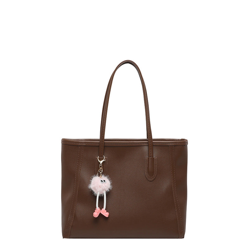Borsa a Tracolla "Urban Minimalism" Horizontal Square con Doppia Tracolla e Chiusura Safe-Zip