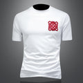 T-Shirt "Vibrant Vision" Slim Fit in Cotone Premium con Grafica Cartoon Art