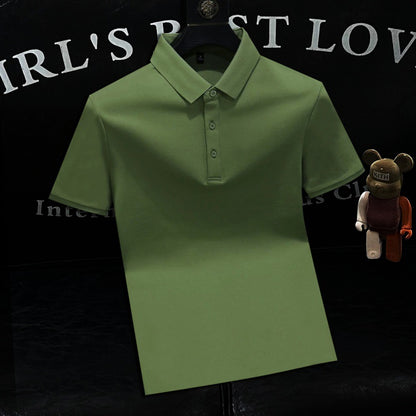 Polo "Essential Chroma" Slim Fit in Cotone Pettinato High-Performance