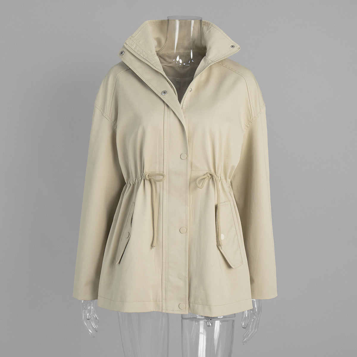 Windbreaker 2025 in Puro Cotone con Vita Regolabile