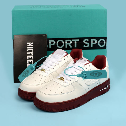 Air Force One Beige Red