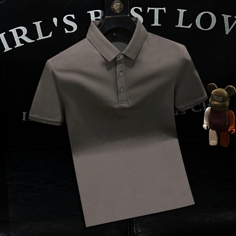Polo "Essential Chroma" Slim Fit in Cotone Pettinato High-Performance