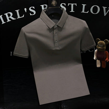 Polo "Essential Chroma" Slim Fit in Cotone Pettinato High-Performance