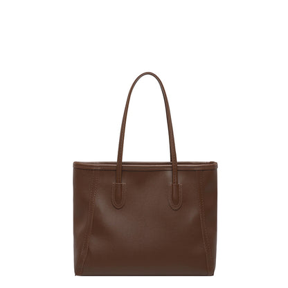 Borsa a Tracolla "Urban Minimalism" Horizontal Square con Doppia Tracolla e Chiusura Safe-Zip