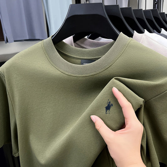 T-Shirt High-End: Embroidered Essential 2026